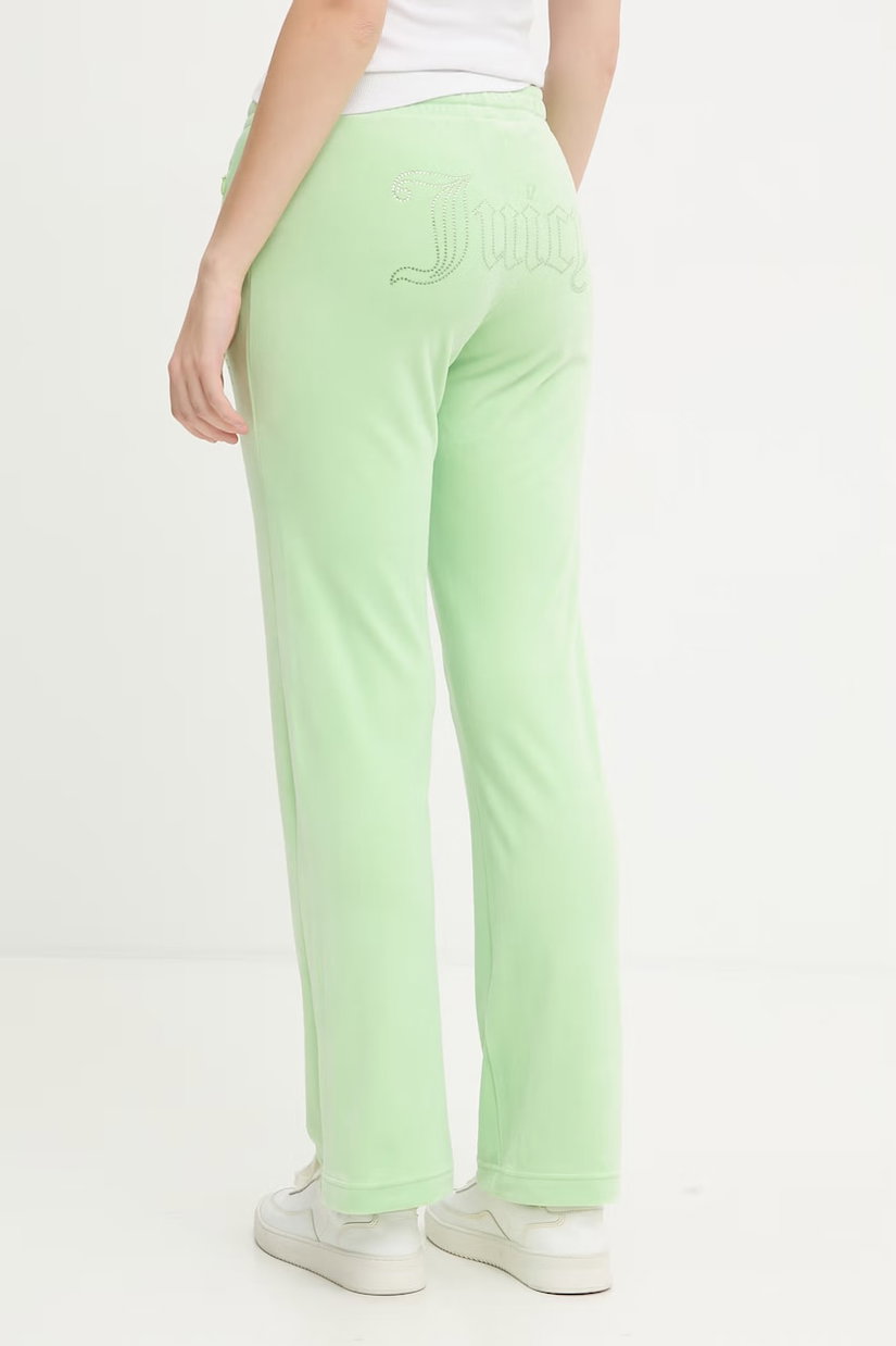 Juicy Couture pantaloni de trening pentru femei, din velur TINA COL OUT TR