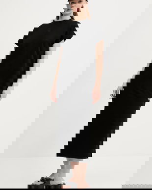 Hugo Blue rochie din bumbac