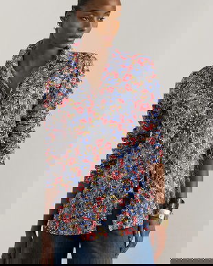 Lauren Ralph Lauren cămașă femei din bumbac