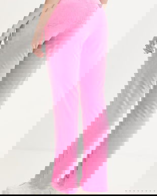 Juicy Couture pantaloni de trening pentru femei, din velur TINA COL OUT TR