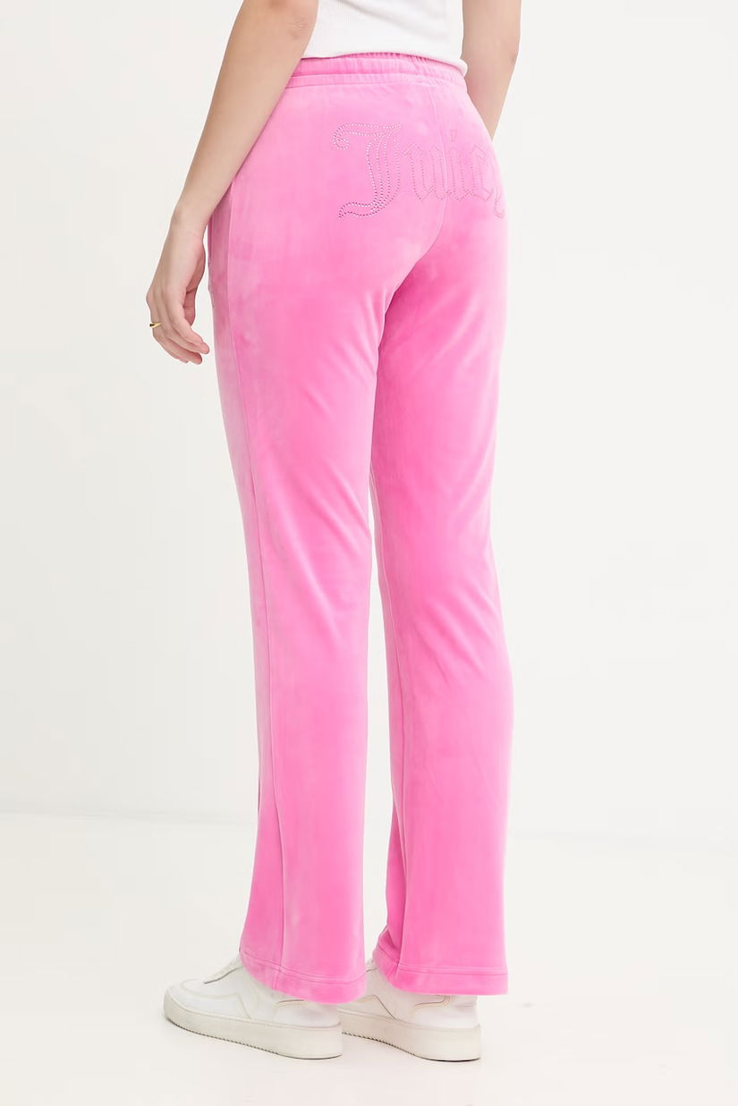 Juicy Couture pantaloni de trening pentru femei, din velur TINA COL OUT TR