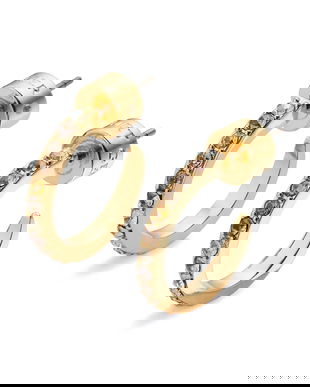 Kurt Geiger London cercei pentru femei, din metal cu zirconiu cubic