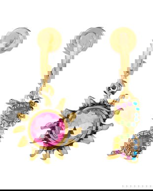 Kurt Geiger London cercei pentru femei, din metal zirconiu cubic