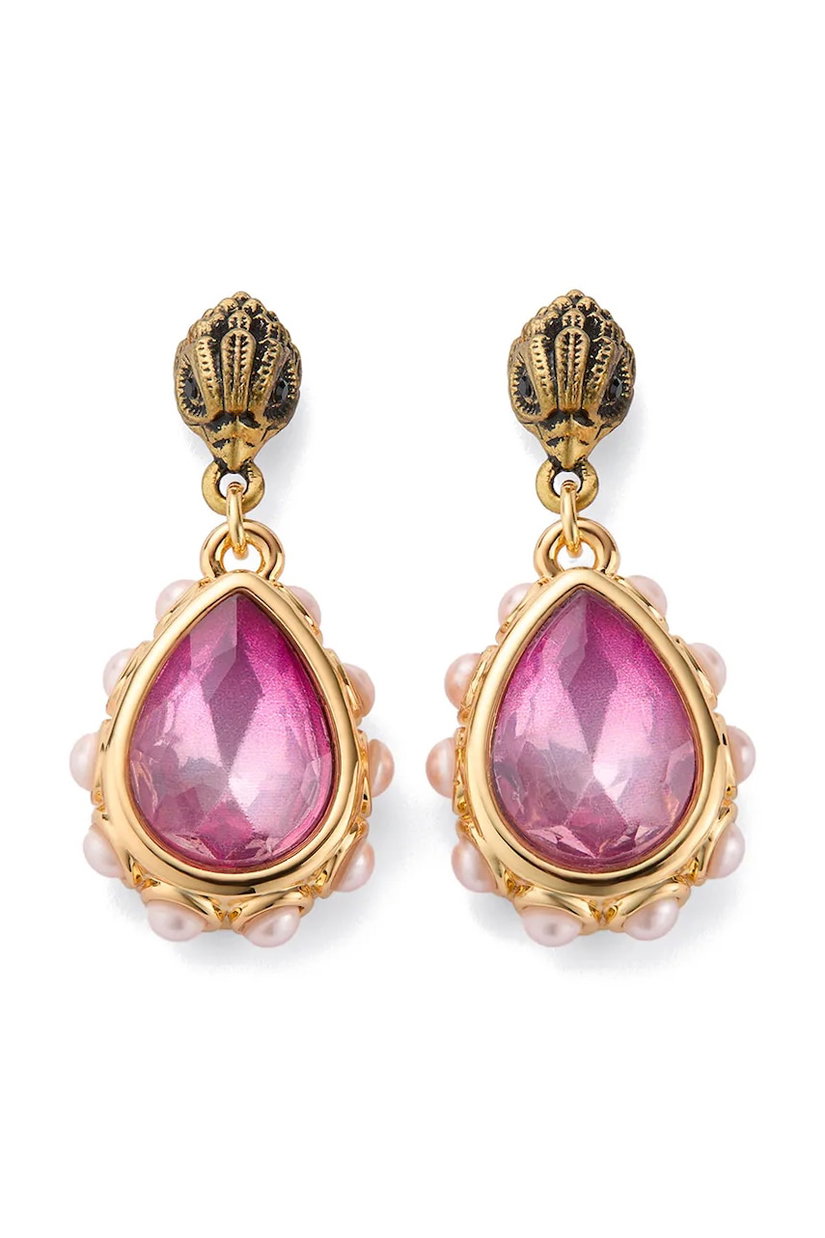 Kurt Geiger London cercei pentru femei, din metal cu zirconiu cubic