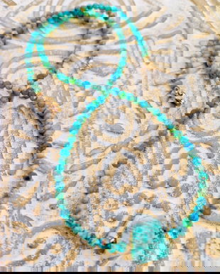 Colier CHOKER opal blue african