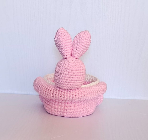 Cosulet Iepuras Handmade crosetat Amigurumi
