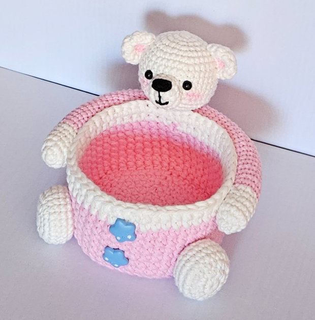Cosulet ursulet Handmade crosetat Amigurumi