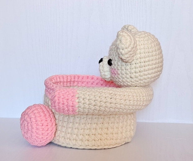 Cosulet handmade ursulet Amigurumi - mare