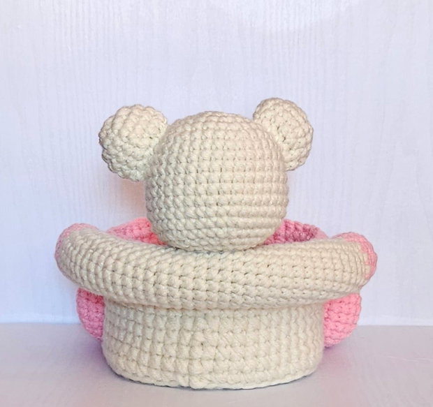 Cosulet handmade ursulet Amigurumi - mare