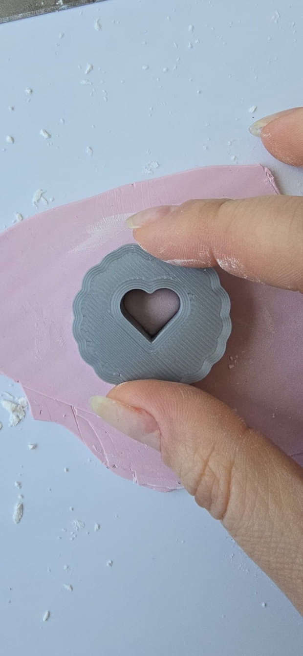 Decupator FIMO Creier Îndrăgostit cutter anatomic pentru mărțișoare și bijuterii
