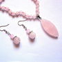 Set bijuterii  cu cuart roz 51914