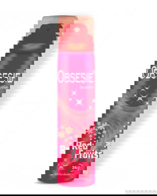 Deodorant Spray Parfum - Farmec Obsesie Red Fruits 24H, 75 ml