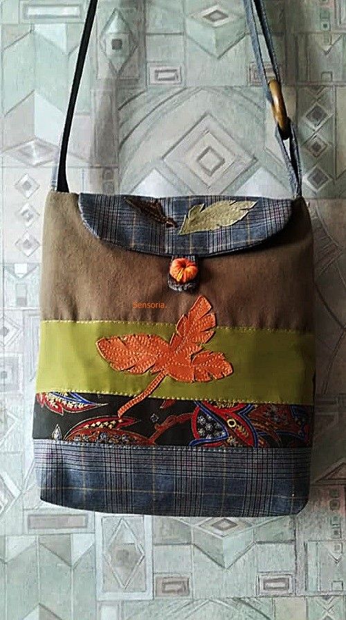 geanta cu tematica vegetala