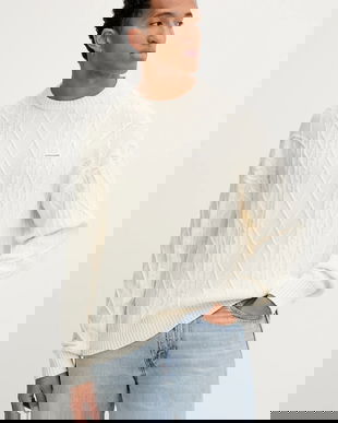 Guess Jeans pulover din amestec de lână