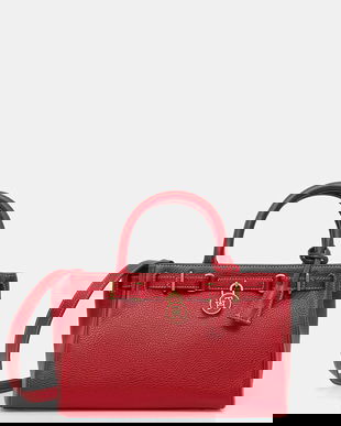 Tommy Hilfiger tote bag pentru femei, din piele