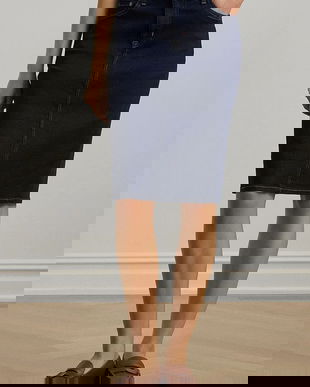 Lauren Ralph Lauren fustă din denim