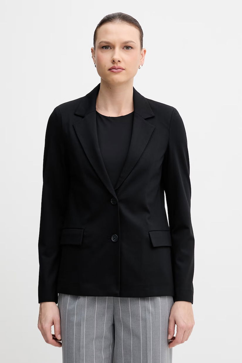 United Colors of Benetton sacou cu un singur rând de nasturi pentru femei, cu vâscoză