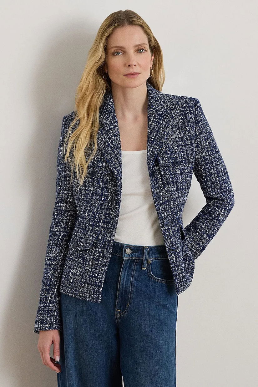 Lauren Ralph Lauren jachetă pentru femei, cu bumbac