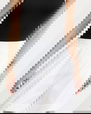 Luisa Spagnoli pantaloni scurți eleganți pentru femei, din bumbac Avola