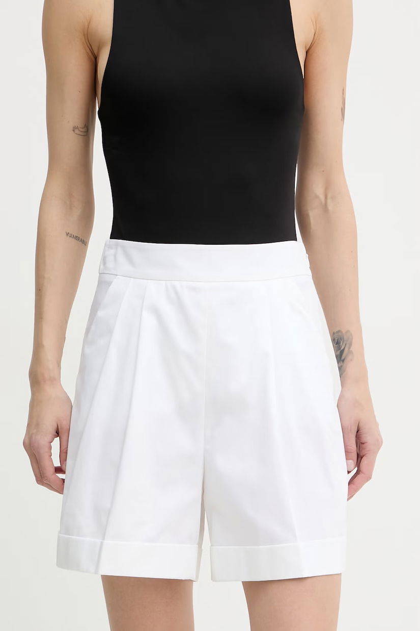 Luisa Spagnoli pantaloni scurți eleganți pentru femei, din bumbac Avola