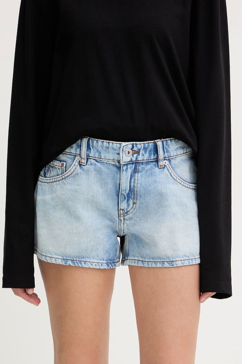 HUGO Blue pantaloni scurți pentru femei, din denim Galimon_B