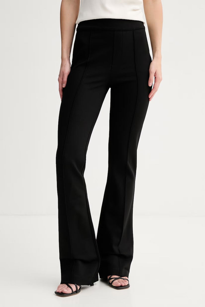 HUGO pantaloni wide leg pentru femei, cu vâscoză Nolphine