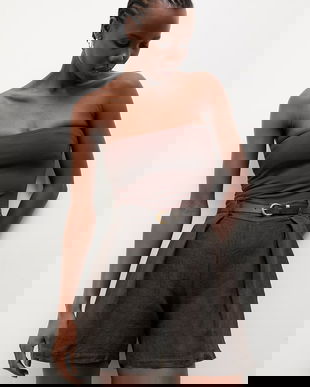 Answear.LAB pantaloni scurți pentru femei, din in