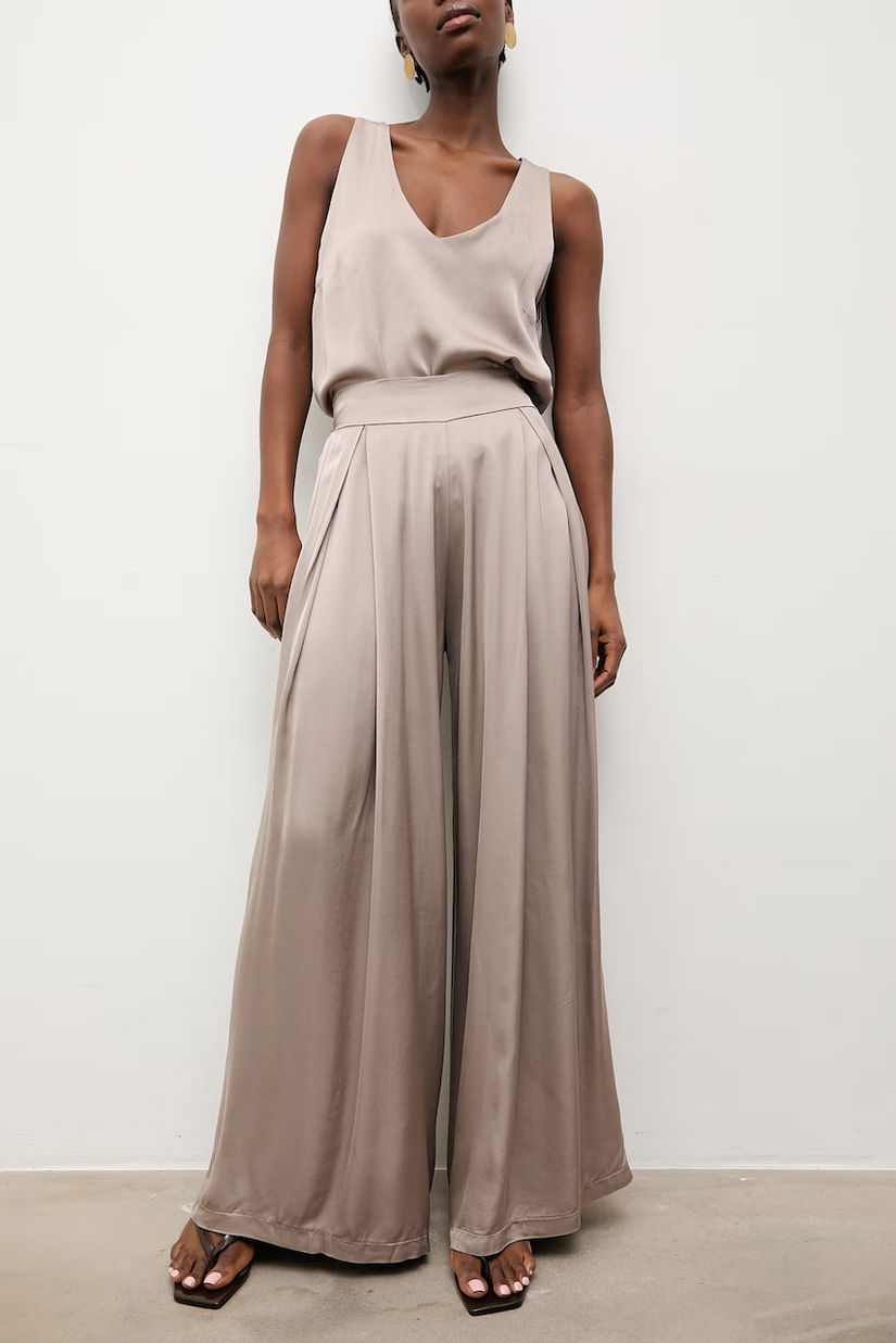 Answear.LAB pantaloni pentru femei, cu vâscoză