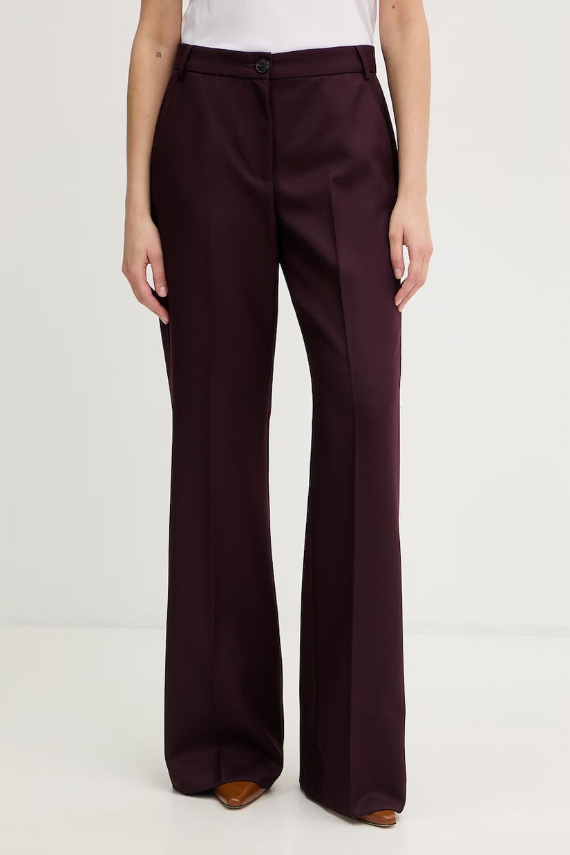 Max&Co. pantaloni pentru femei, cu amestec de lână MCOESTROSO