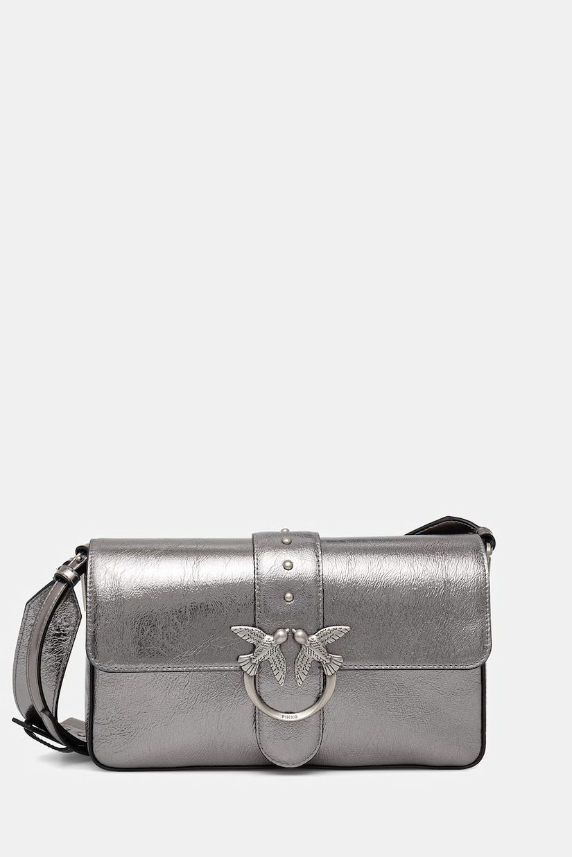 Pinko geantă poștaș pentru femei, din piele
