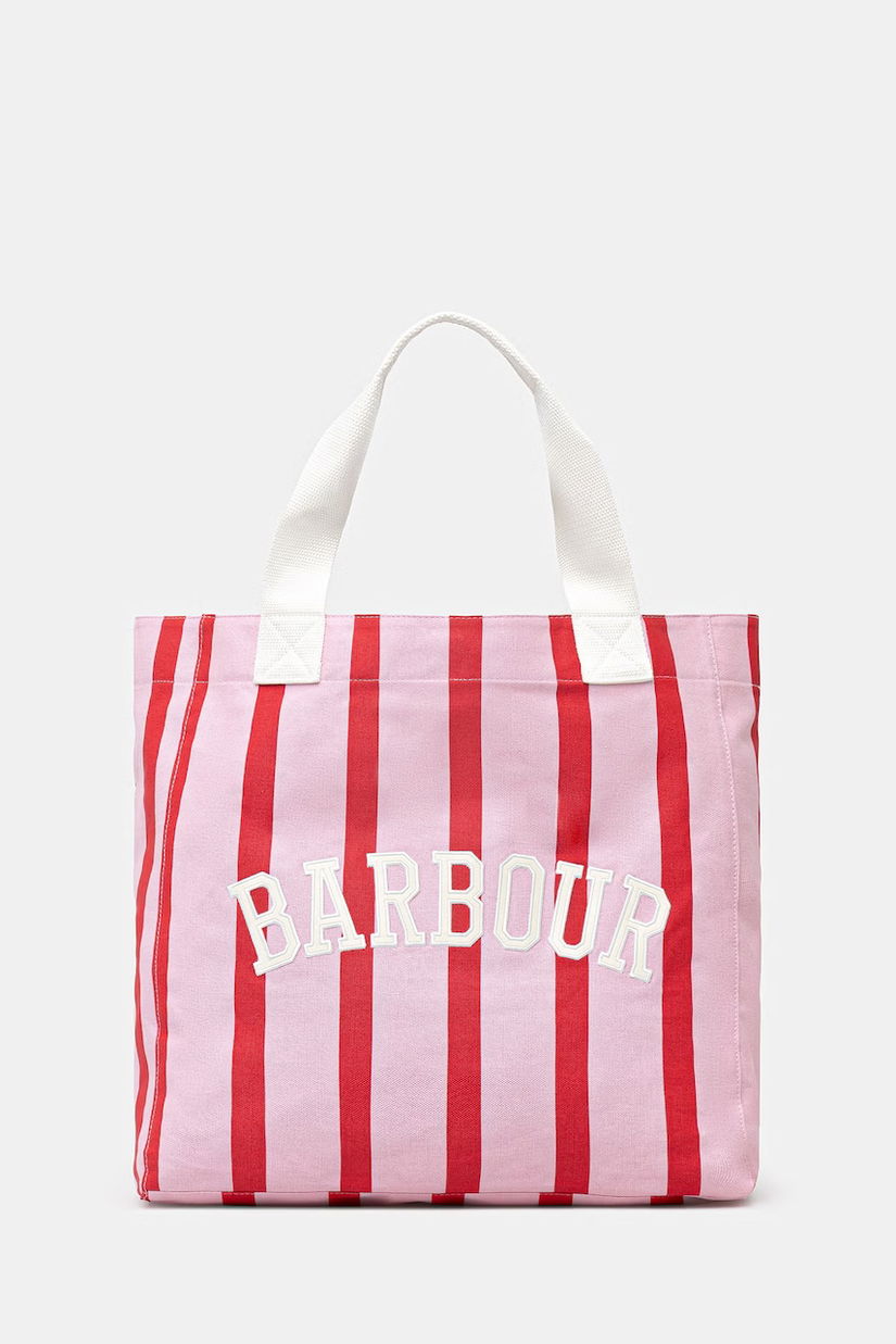 Barbour tote bag pentru femei, din bumbac Emily