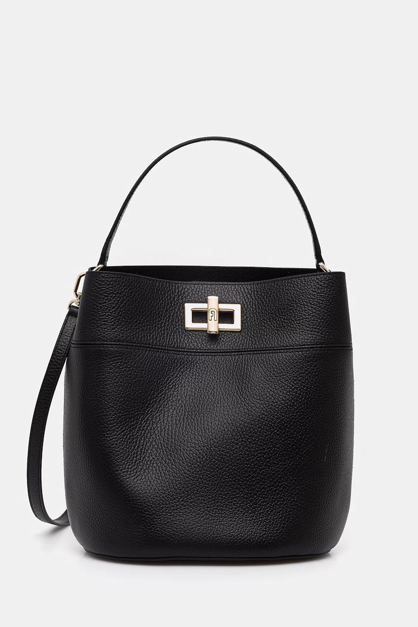Furla geantă crossbody pentru femei, din piele Amelia M Bucket Bag