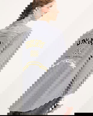 DKNY cămașă pentru femei, din bumbac