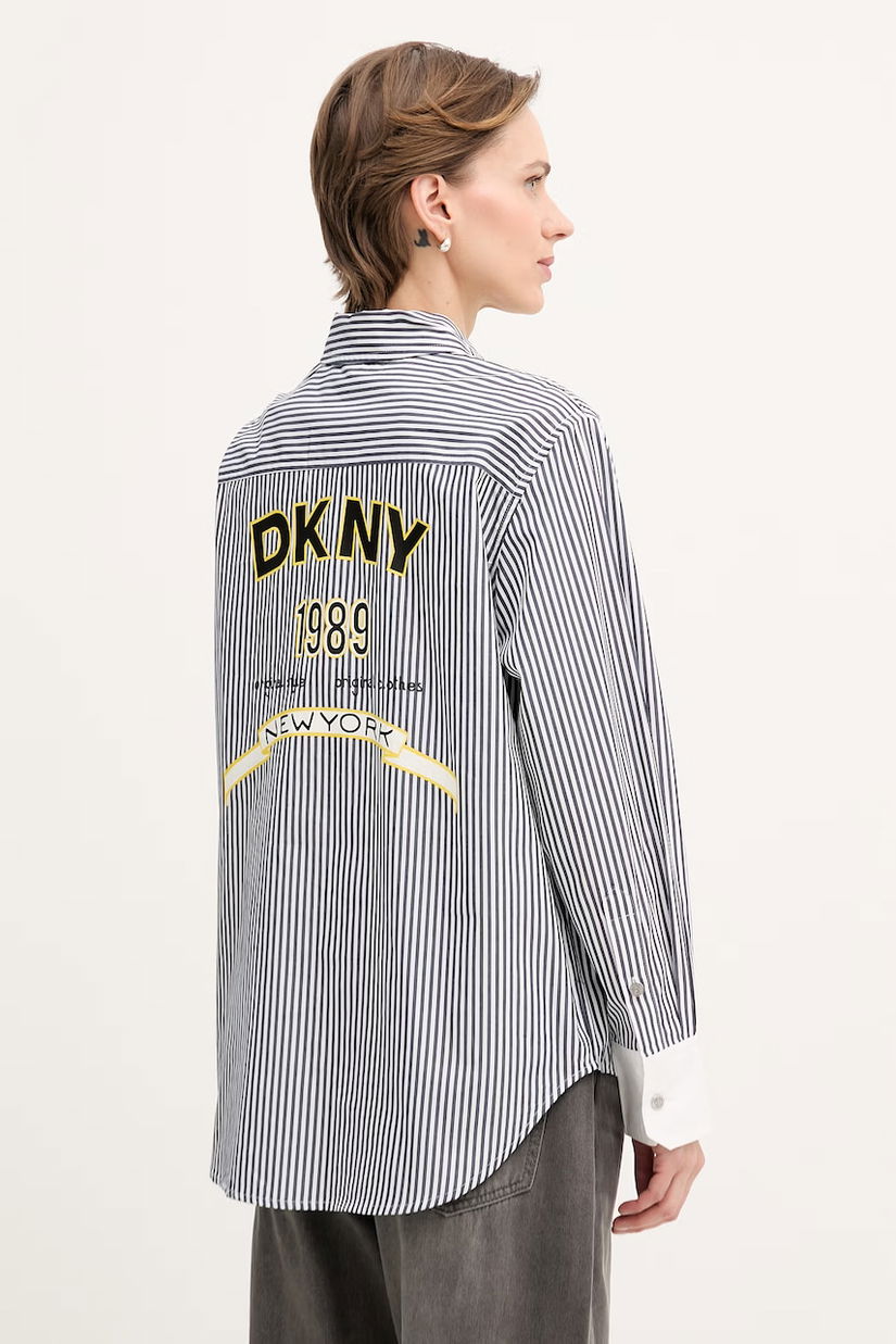 DKNY cămașă pentru femei, din bumbac