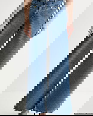 Karl Lagerfeld blugi wide leg pentru femei