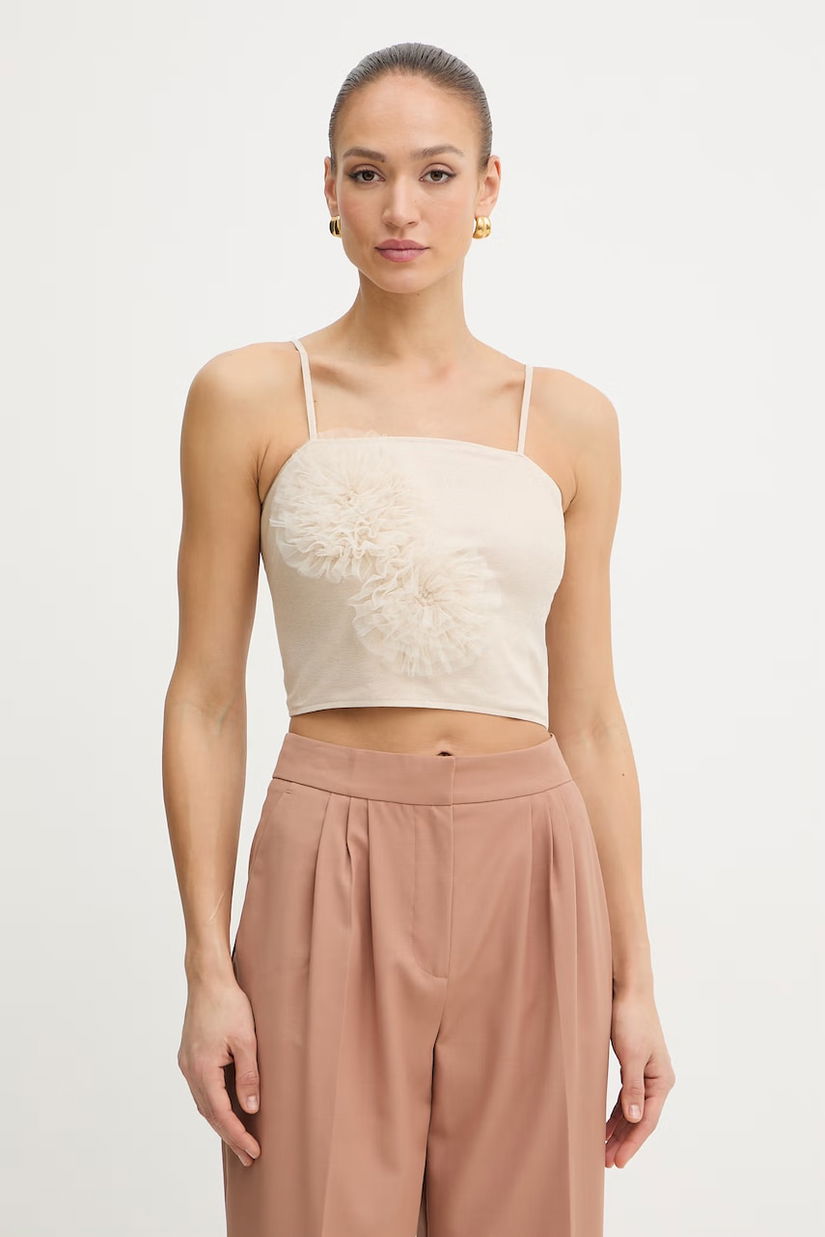 Twinset bluză pentru femei, cu bumbac