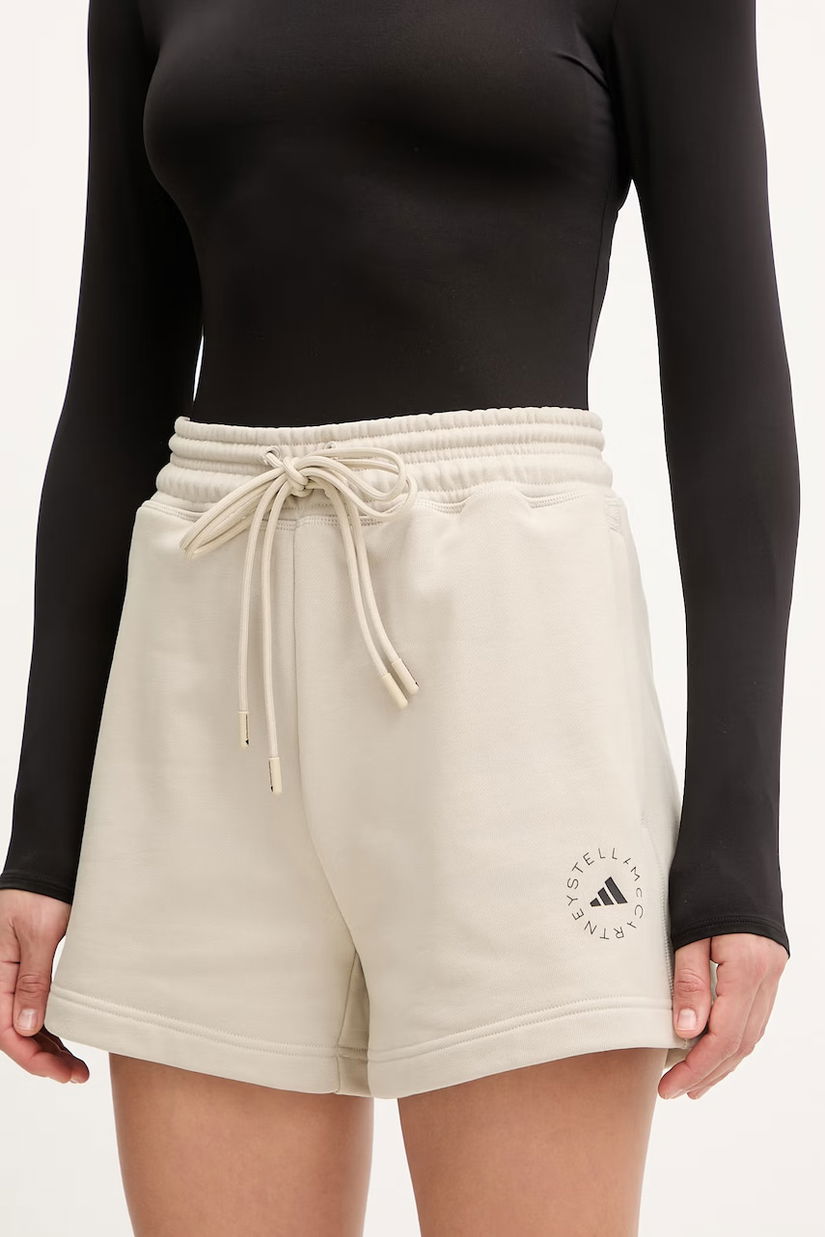 adidas by Stella McCartney pantaloni scurți de trening pentru femei, din bumbac