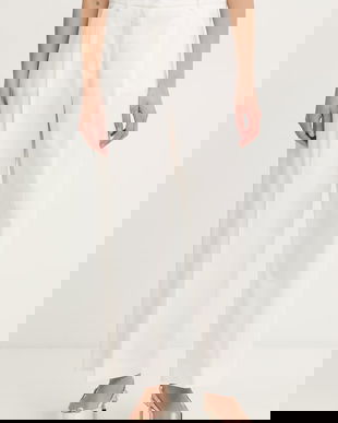 Weekend Max Mara pantaloni pentru femei, din bumbac cu elastan BELLICO