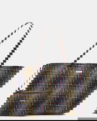 Barbour geantă shopper pentru femei Tartan Bags