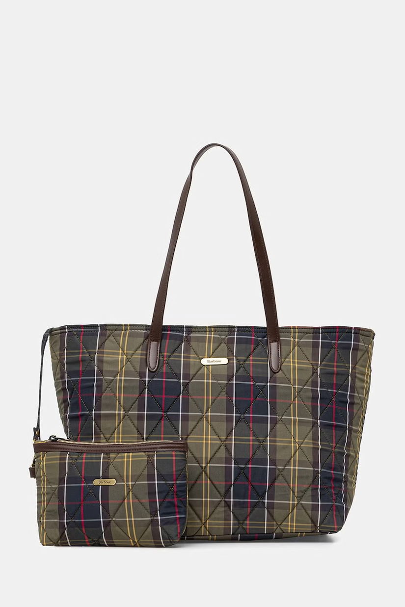 Barbour geantă shopper pentru femei Tartan Bags