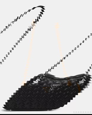 Guess geantă baguette pentru femei, cu imitație de piele GIULLY