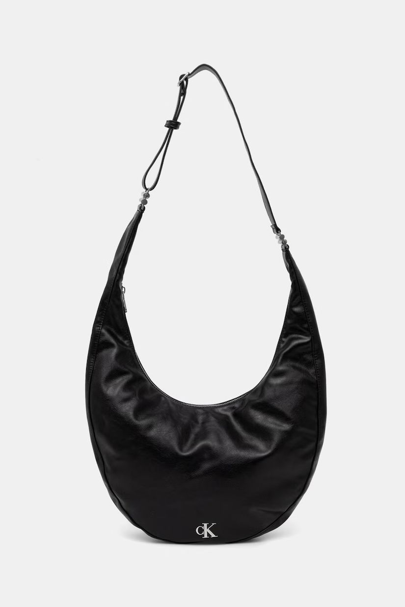 Calvin Klein geantă croissant pentru femei, cu imitație de piele