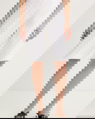 BOSS pantaloni scurți pentru femei, din in Tianala