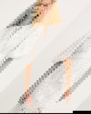 Silvian Heach rochie dantelă GAESE