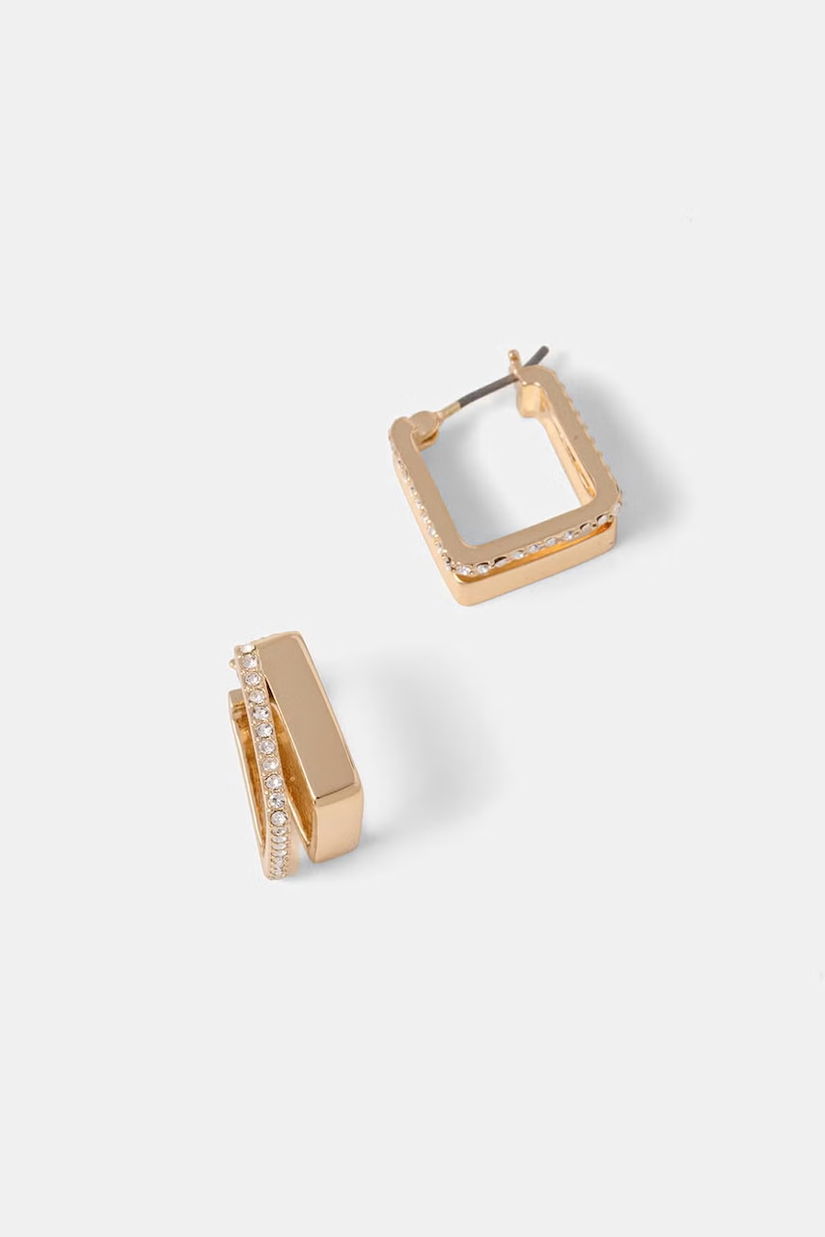 DKNY cercei pentru femei, din metal