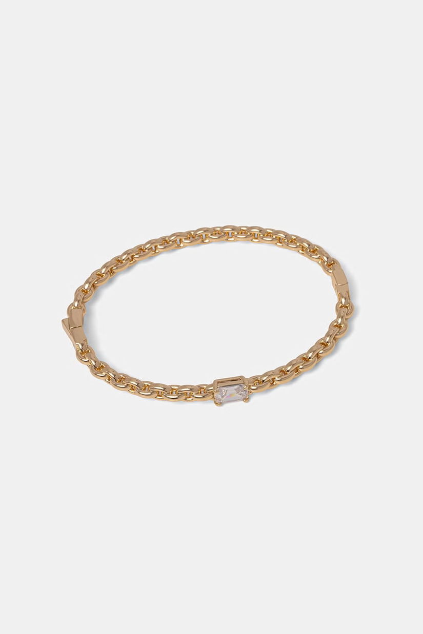 Lauren Ralph Lauren brățară pentru femei, din metal cu zirconiu cubic