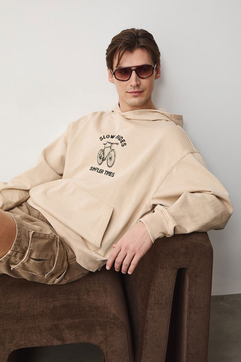 Medicine hanorac cu glugă pentru bărbați, din bumbac