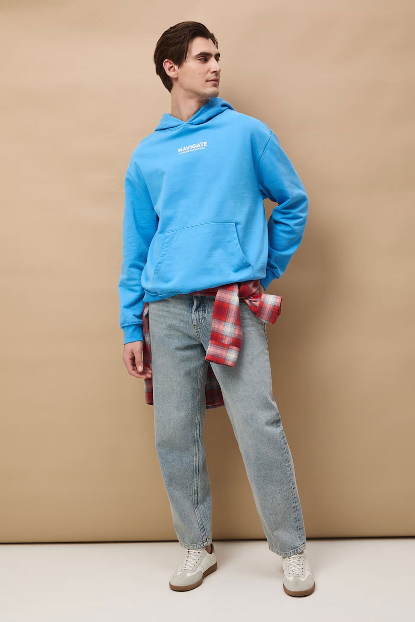 Medicine hanorac cu glugă pentru bărbați, din bumbac