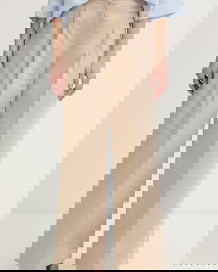 Marella pantaloni pentru femei, din bumbac cu elastan Emme by Marella