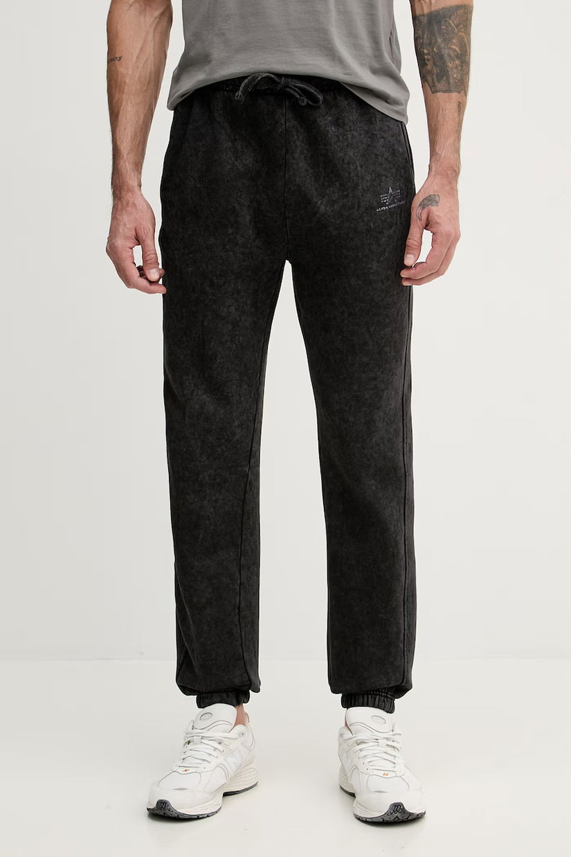 Alpha Industries pantaloni de trening pentru bărbați, cu bumbac Vintage Basic Jogger SL